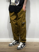 Calça cargo tactel premium (bege)