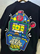 Camiseta Oversized Trip Side Giro da Sorte Preta