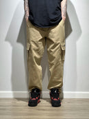 Calça cargo bege (sarja premium)