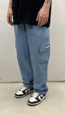 Calça cargo jeans 90’s
