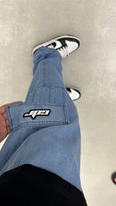 Calça cargo jeans 90’s