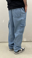 Calça cargo jeans 90’s