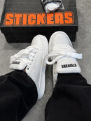 Tênis Stickers Basic Branco Brilhante