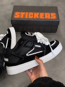 Tenis Stickers Cali Black White